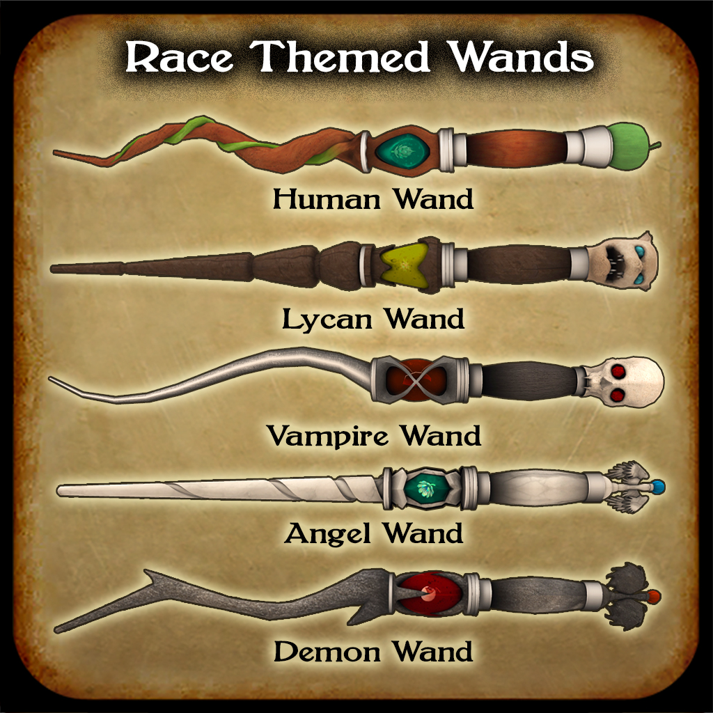 Bloodlines Blog Archive A Word About Wands   RaceThemedWands 